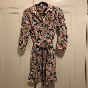Floral Button Dress